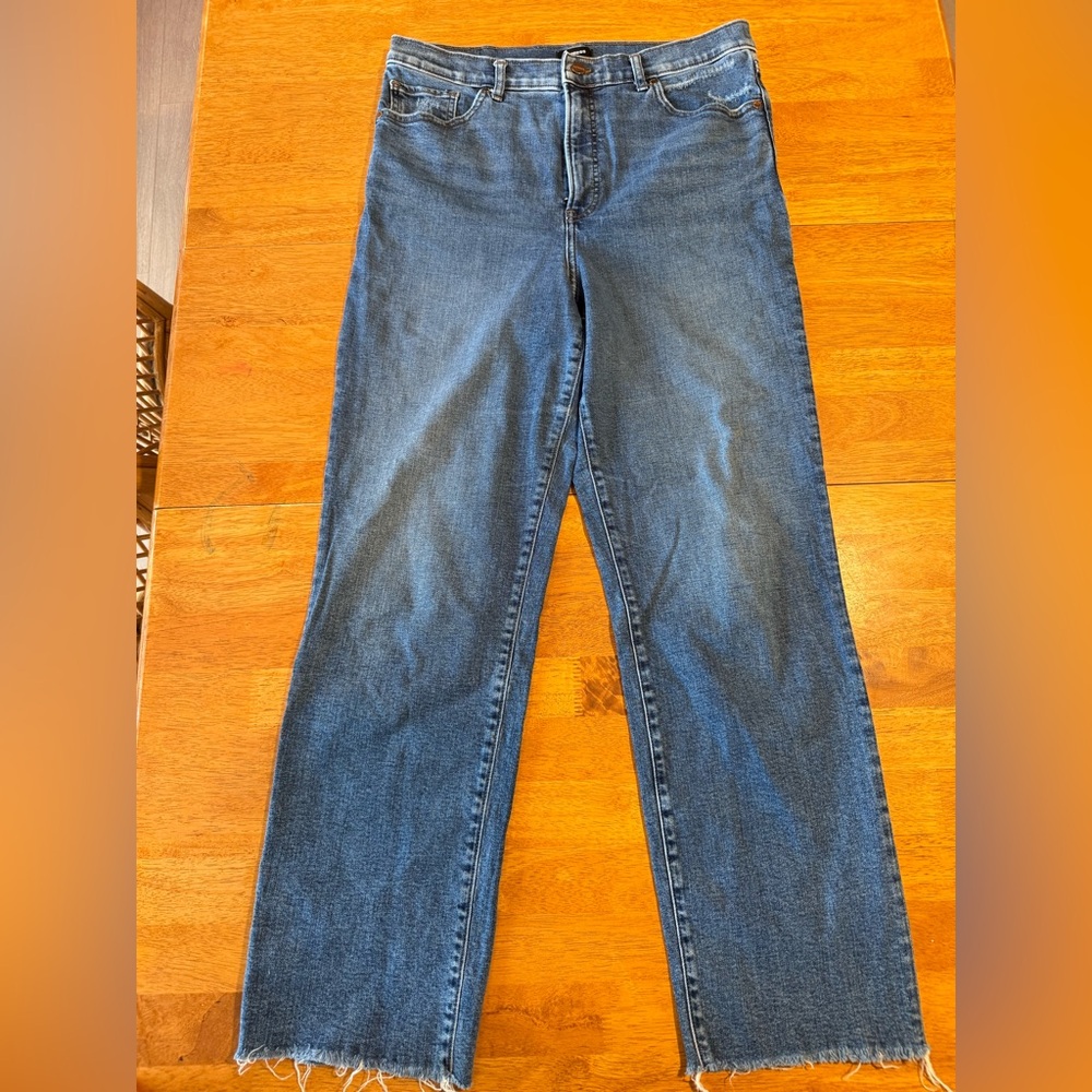 Express Jeans Modern Straight Super High Rise